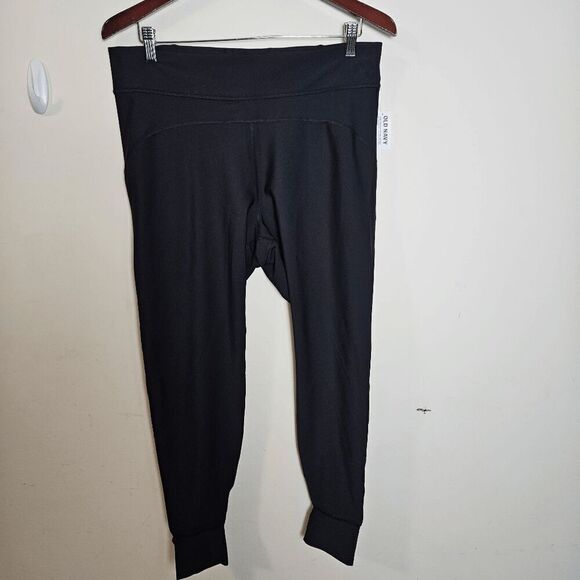 Old Navy Extra High-Rise Leggings Powersoft Go Dry NWT Women's Black Size XL/Pet - Picture 1 of 5